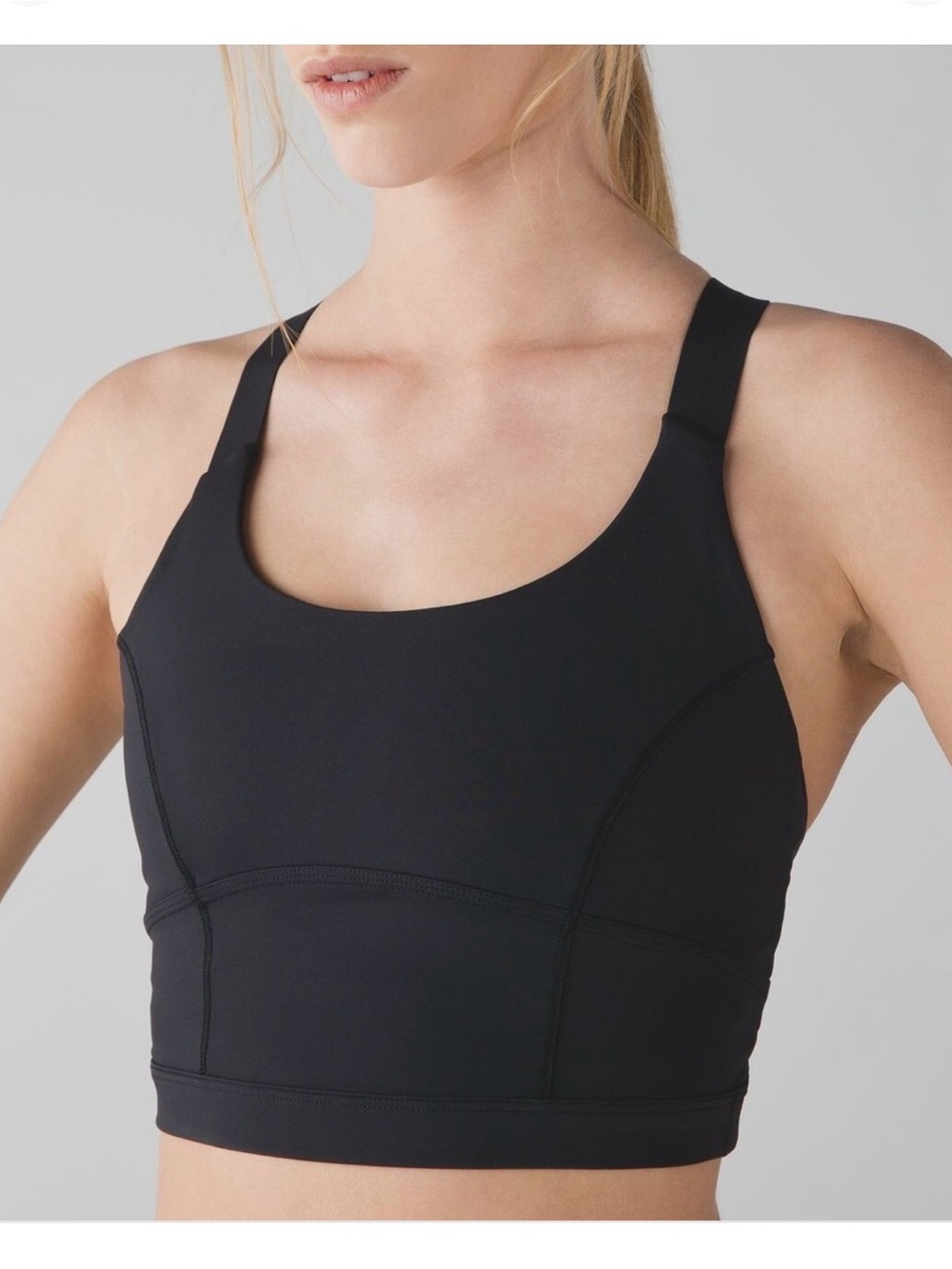 LULULEMON PURE PRACTICE BRA
BLACK SIZE 8 black